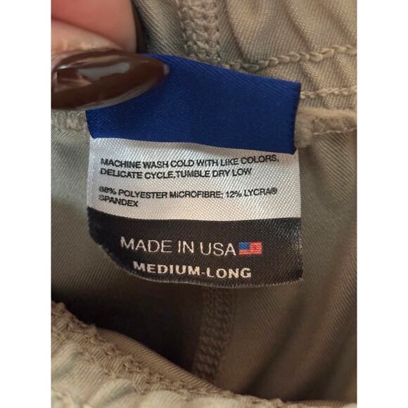 Irideon Ridingwear Womens‎ Equestrian Riding Pants Khaki Size Medium Long - Picture 6 of 6